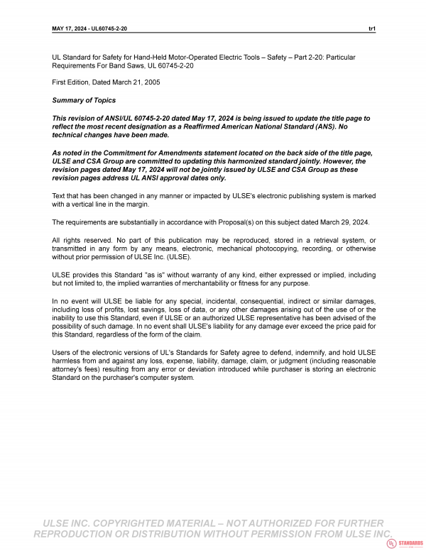 UL 60745-2-20 PDF UL 60745-2-20 PDF